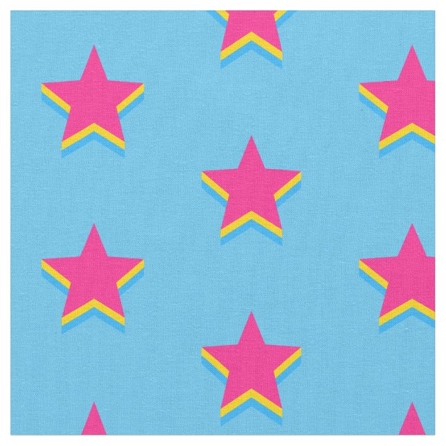 tela de las estrellas del orgullo pan (De cerca)
