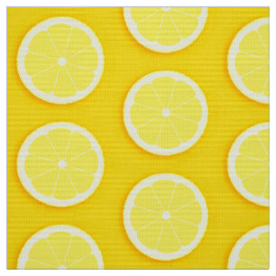 Tela de las frutas del amarillo de la rebanada del