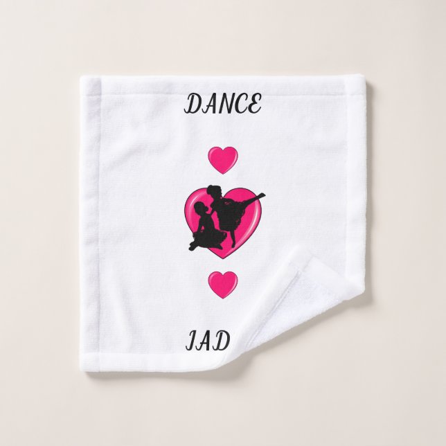 Tela de lavado de ballet blanco. (Toallita)