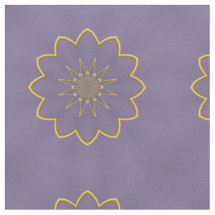 Tela de lavanda y oro