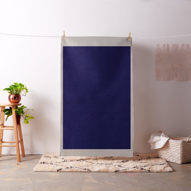 Tela de Lino Azul Marino | Decoración Moderna de L (In Situ)