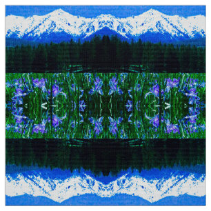 Tela de lirio de cuerno de alce