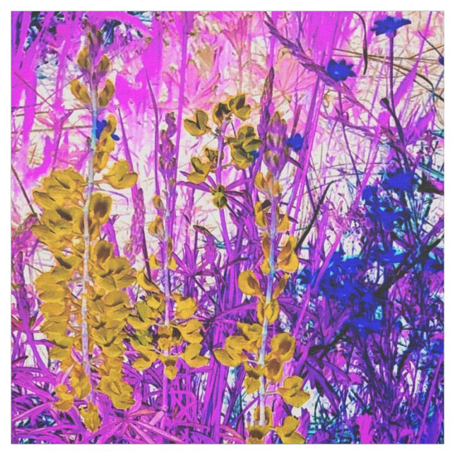 Tela de Lupine Amarillo (Retal)