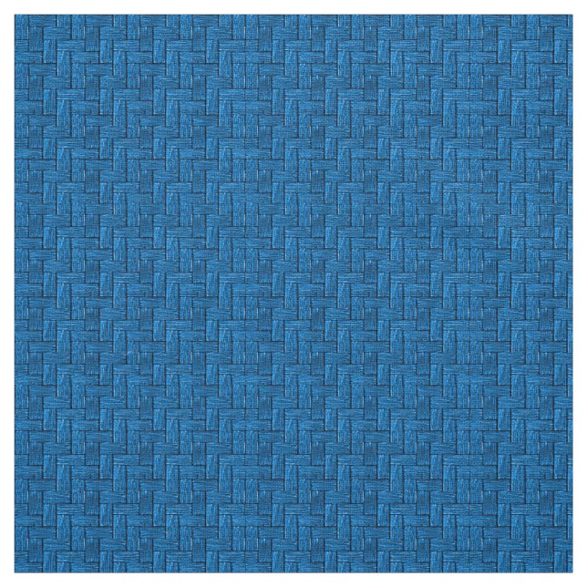 Tela de marfil de Blue Blocks (54" de ancho) (Retal)