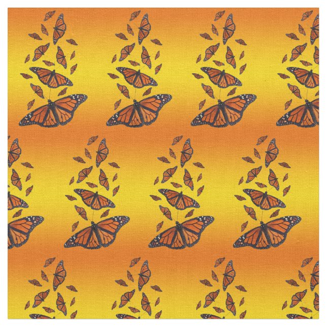 Tela de Mariposa Monarca (Sunburst) (De cerca)