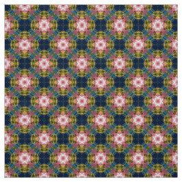 Tela de mobiliario blanco verde azul Glitch2