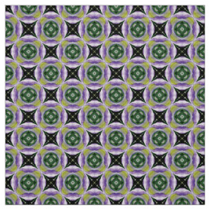 tela de mosaico gris verde de estrella de círculo 