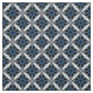 Tela de muebles azul blanco Glitch2