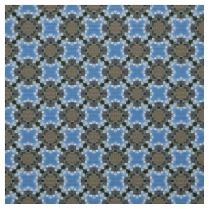 Tela de muebles azul y marrón cielo