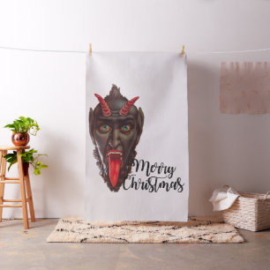tela de navidad de krampus