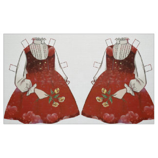 Tela de Navidad de Muñeca de Papel