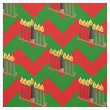 tela de navidades de navidad chevron kwanzaa