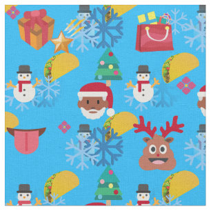 tela de navidades santa taco negro
