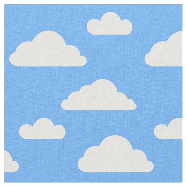 Tela de nubes azules de Nicole Janes (De cerca)
