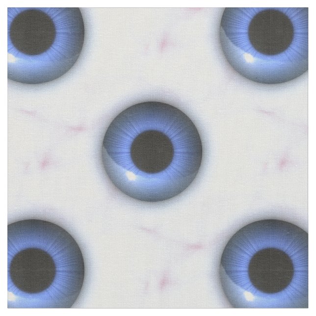 tela de ojos azules espeluznante (De cerca)