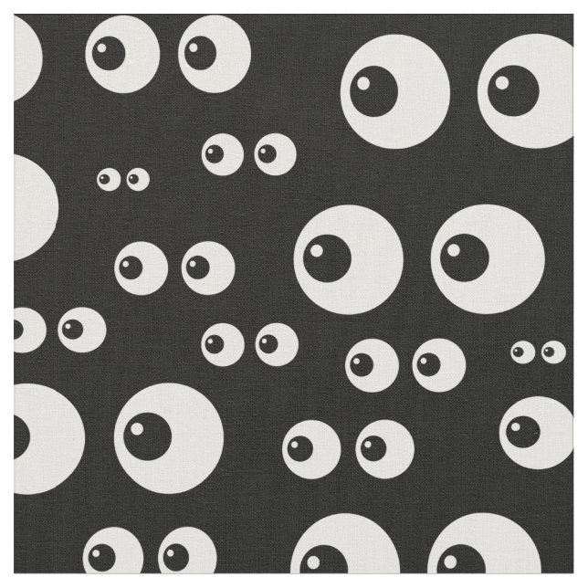 tela de ojos blancos negros (De cerca)