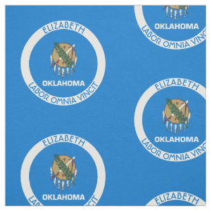 Tela De Oklahoma bandera personalizada estado más
