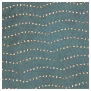 Tela de Olas de Oro Verde y Faux