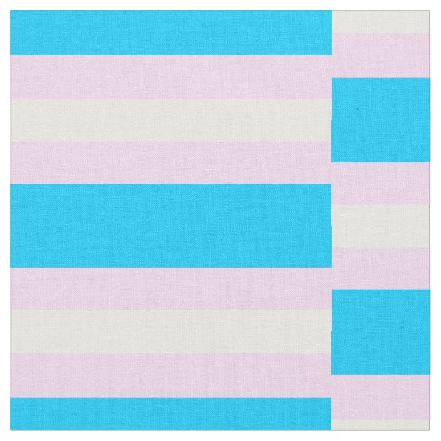 Tela de orgullo transgénero por yarda (a cuadros) (De cerca)