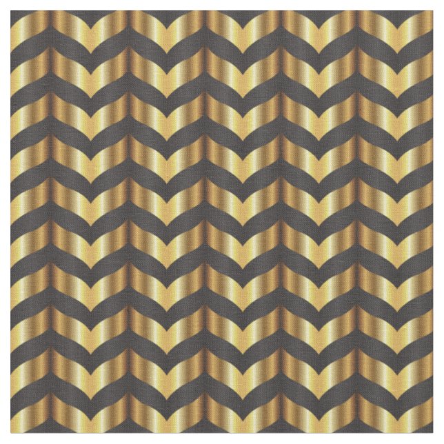 tela de oro gatsby chevron (De cerca)