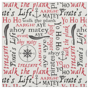 Tela de palabras piratas