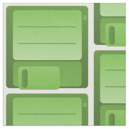 Tela de patrón de disquete verde