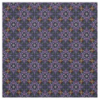 Tela de patrón de estrella azul medio noche Glitch