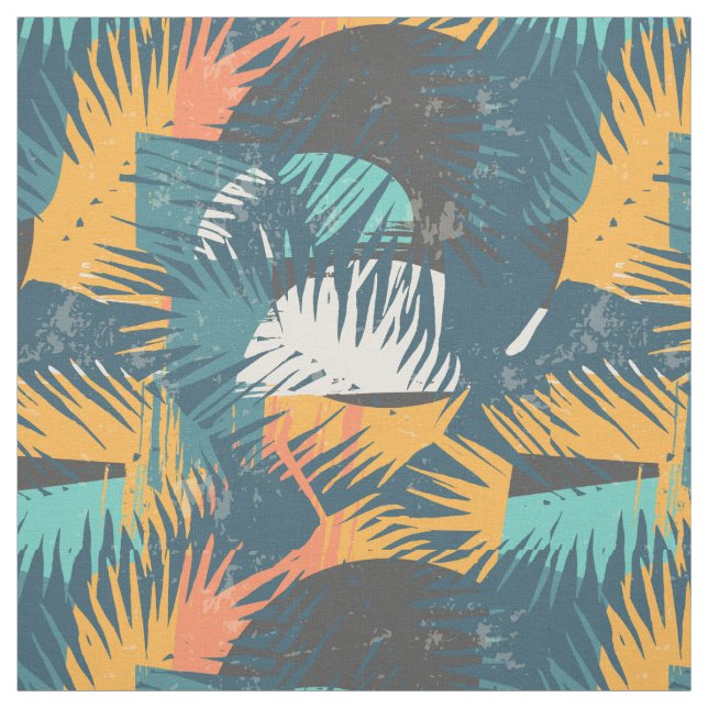 tela de patrón de hoja (Retal)