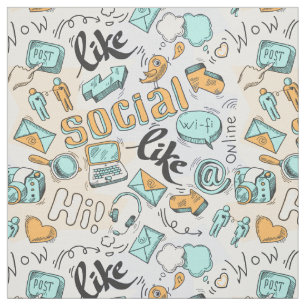 tela de patrón de medios sociales de Guay