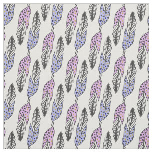 tela de patrón de plumas