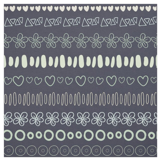 Tela de patrón Doodles (Retal)