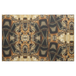 Tela de patrón geométrico de encaje satinado de or