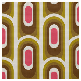 Tela de patrón retro de los años 70