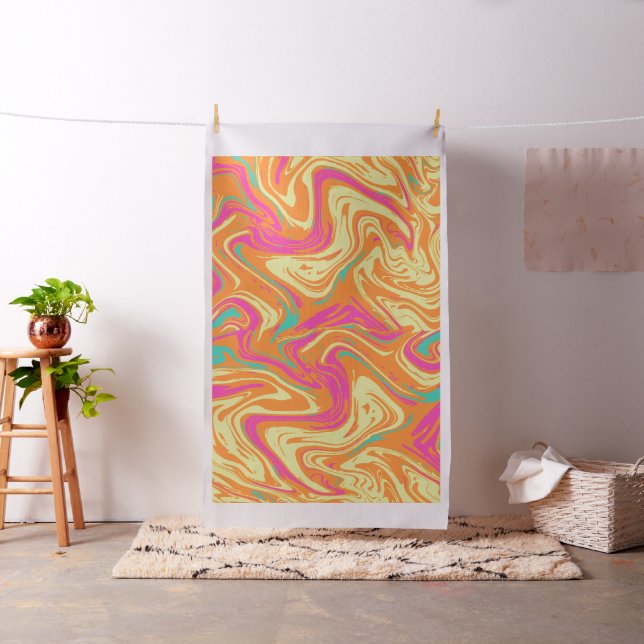 Tela de patrón rosado de resumen líquido (In Situ)