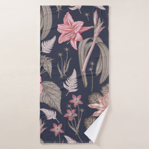 Tela de patrón sin inconvenientes. Set Amaryllis W