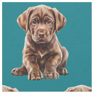 Tela de perro Labrador Retriever de chocolate