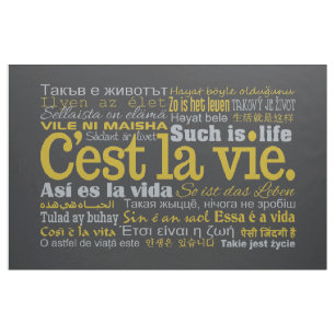 tela de personalizable C'est La Vie