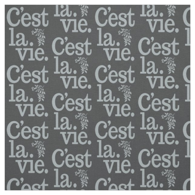 tela de personalizable C'est La Vie (Retal)