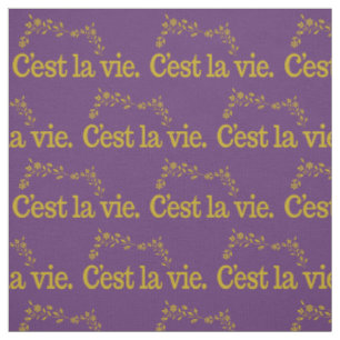 tela de personalizable C'est La Vie