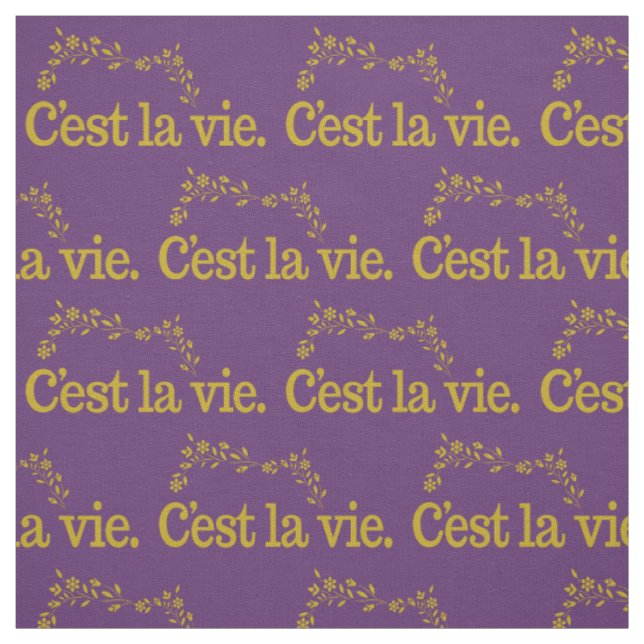 tela de personalizable C'est La Vie (Retal)