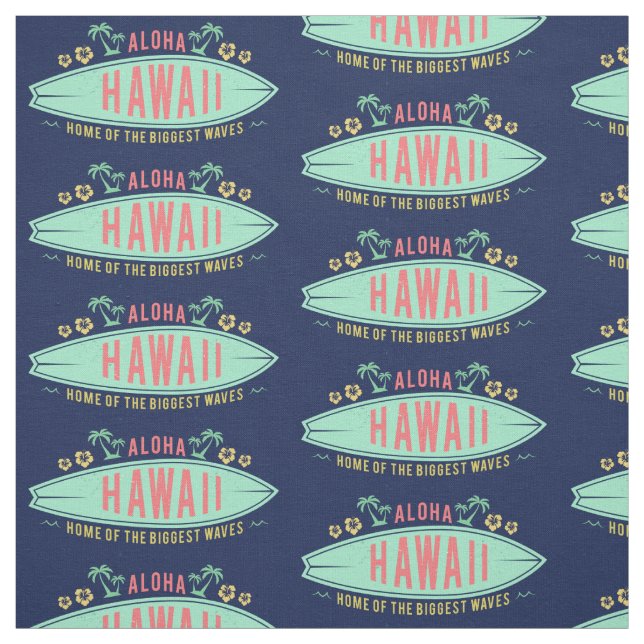 tela de personalizado Aloha Hawaiian Surfer (Retal)