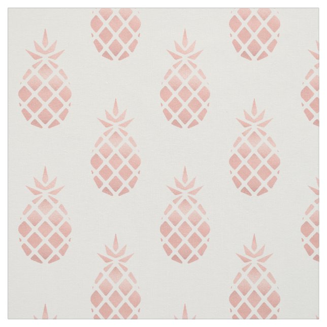 Tela de Piña en Rosa Dorado (Retal)