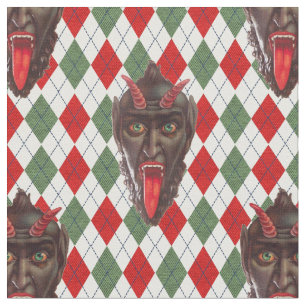 tela de plaid navidades krampus