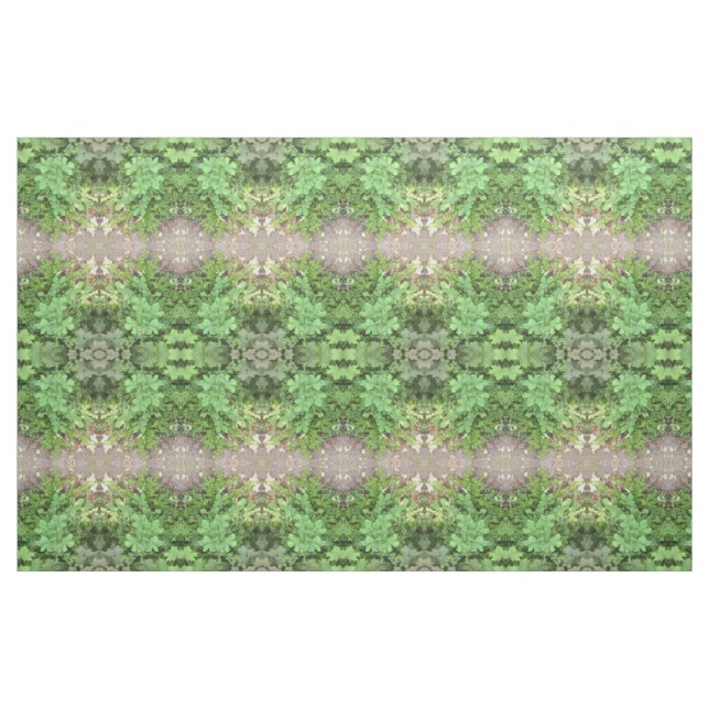 Tela de plantas verdes ("Cuarto gordo" (fat quarter))