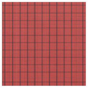 Tela de plástico rojo y negro