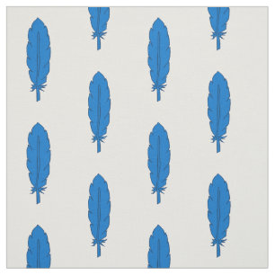 Tela de plumas azules de clan SCA