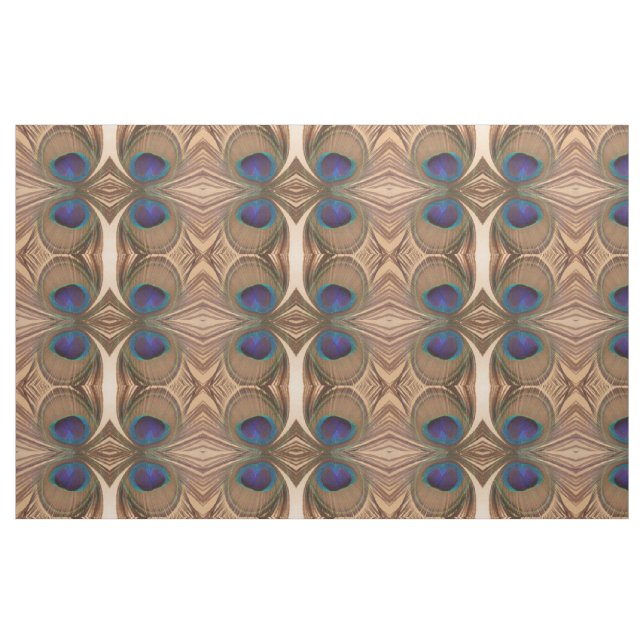 Tela de plumas de pavo real ("Cuarto gordo" (fat quarter))