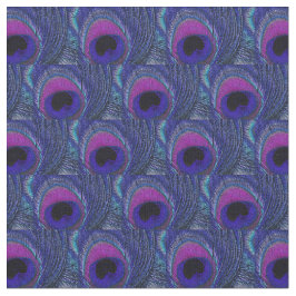 Tela de plumas de pavo real - Azul Aqua violeta mo