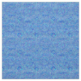 Tela de poliéster azul paisley