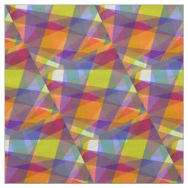 Tela de popelina de poliéster geométrica ligera